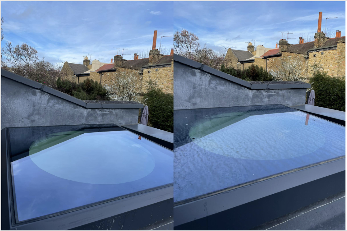 Cleaned Conservatory Skylight Windows In London