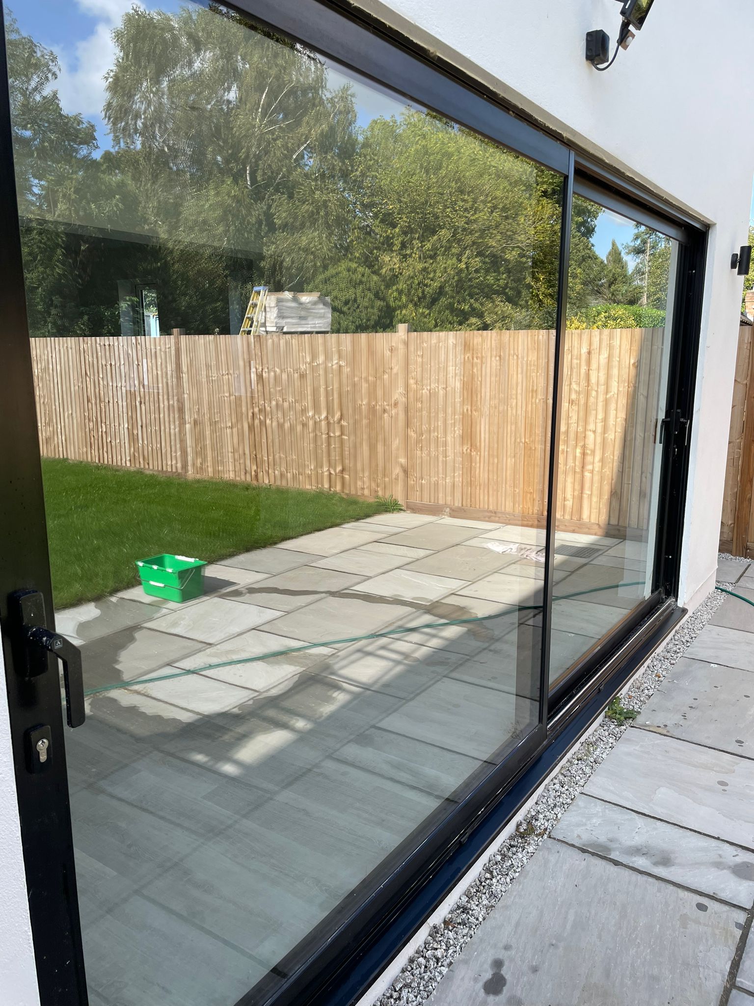 Window Cleaning Sliding garden doors